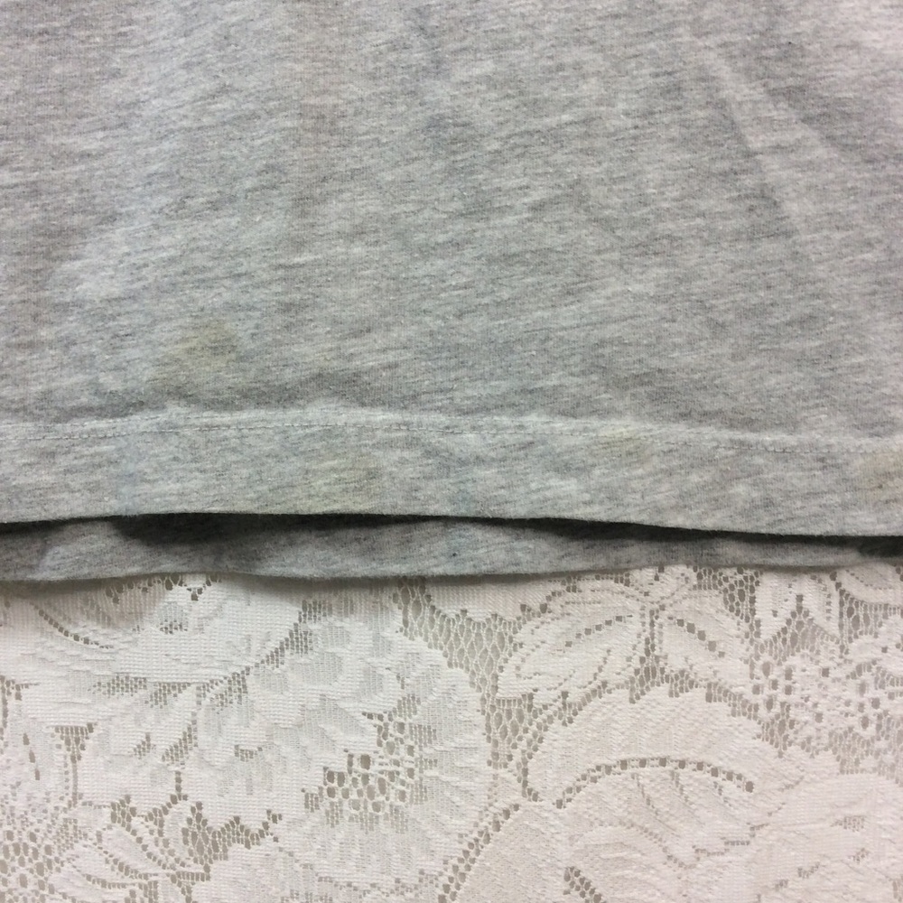 H&M Grey Long Sleeve LA Coordinates Tee Shirt M - Picture 6 of 7